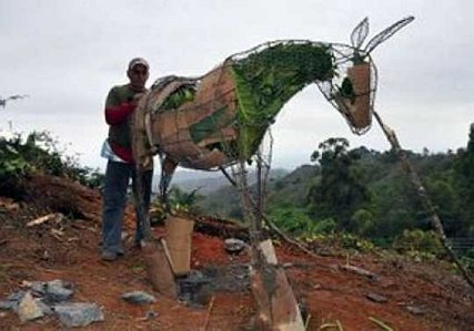 Arte que mueve montañas “por amor a la vida”