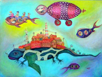 Ángeles, líneas y colores revelados con ojos de mar