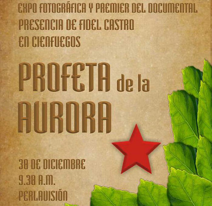 Documental y muestra gráfica registran presencia de Fidel en Cienfuegos