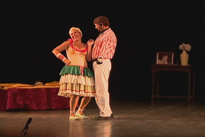 Potencia Centro Dramático de Cienfuegos en su repertorio obras del teatro vernáculo cubano