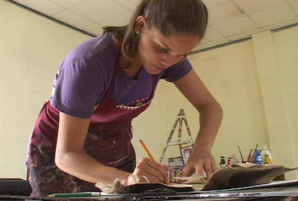 Premiaron a joven artista de la plástica de Santa Isabel de las Lajas
