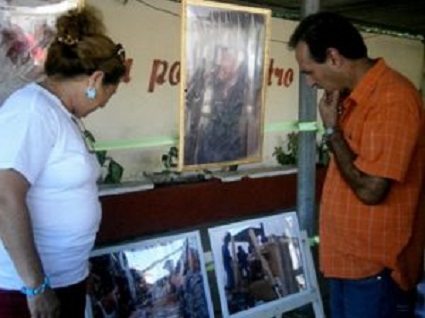 En Cienfuegos expo itinerante Fidel entre nosotros los constructores