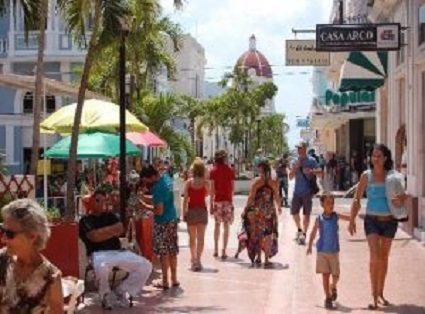 Recreación sana este sábado en el Boulevard de Cienfuegos