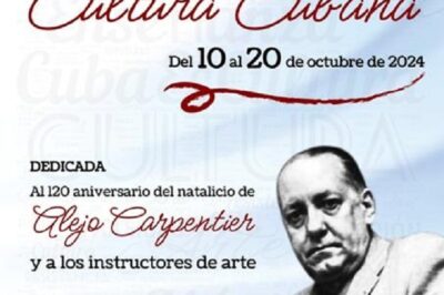 Celebraciones y homenajes en Jornada por la Cultura Cubana