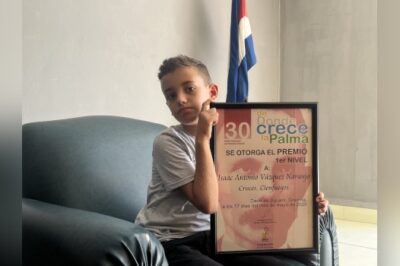 Un pequeño artista llamado Isaac.